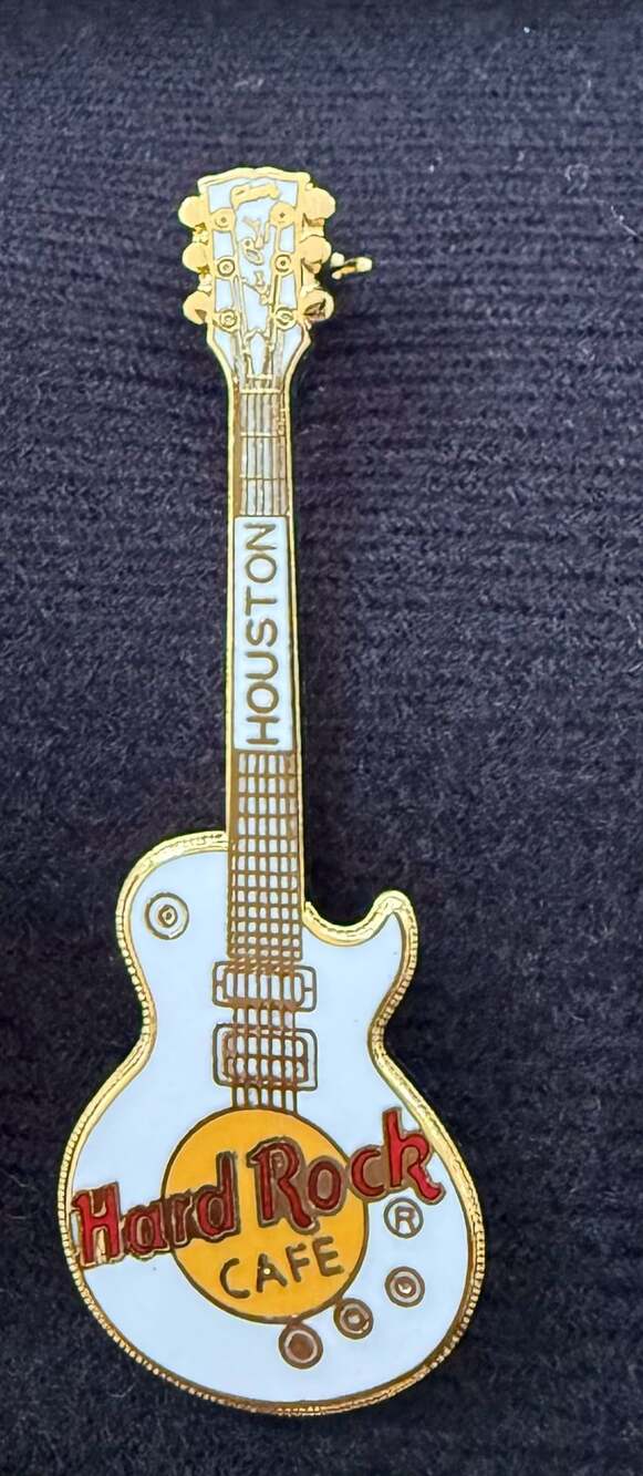 Hard Rock Cafe Houston Guitar Pin